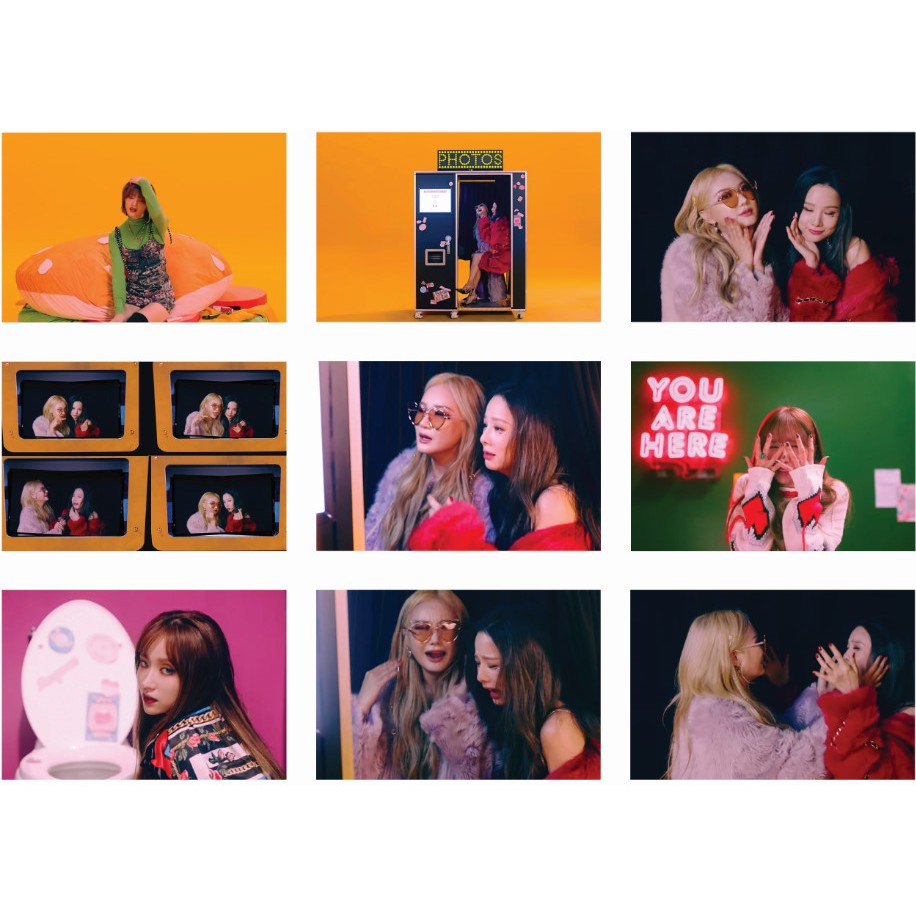 Lomo card 54 ảnh EXID - MV I LOVE YOU