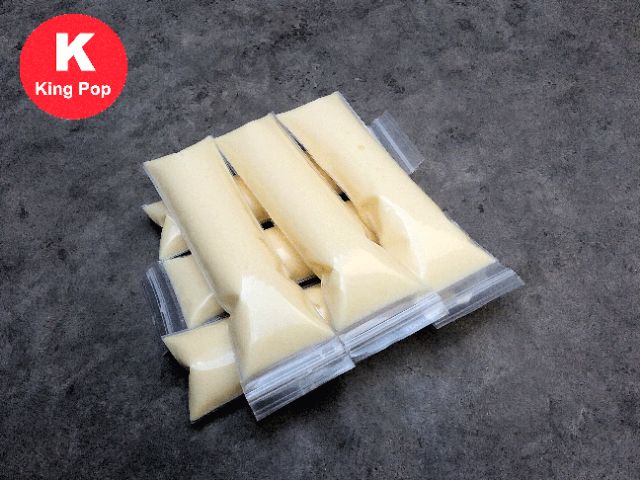 500g TÚI ZIP LÀM KEM SỮA CHUA - KEM SINH TỐ TRÁI CÂY - LÀM THẠCH - HÀNG THÁI - TÚI DÀY DAI HẠN CHẾ TÌNH TRẠNG KEM DĂM ĐÁ