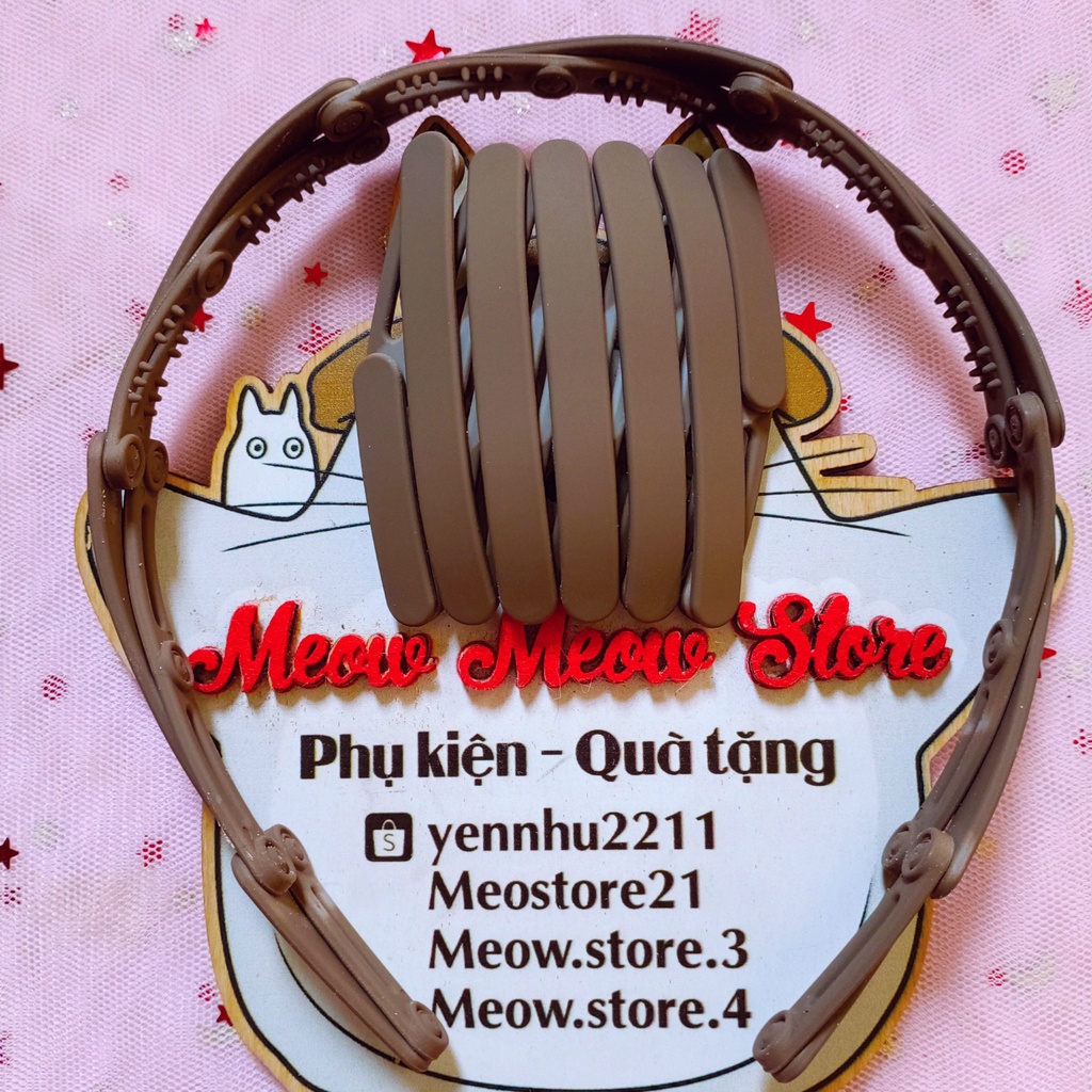 ❣️MeowMeowStore❣️ Cài Tóc Gấp Gọn Xinh Xắn Tiện Lợi, Bờm Tóc Gấp Gọn❣️ Ảnh MeowMeowStore❣️