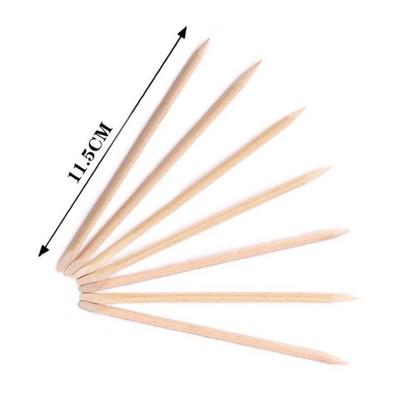 Set 10 que gỗ làm nail (loại dài)