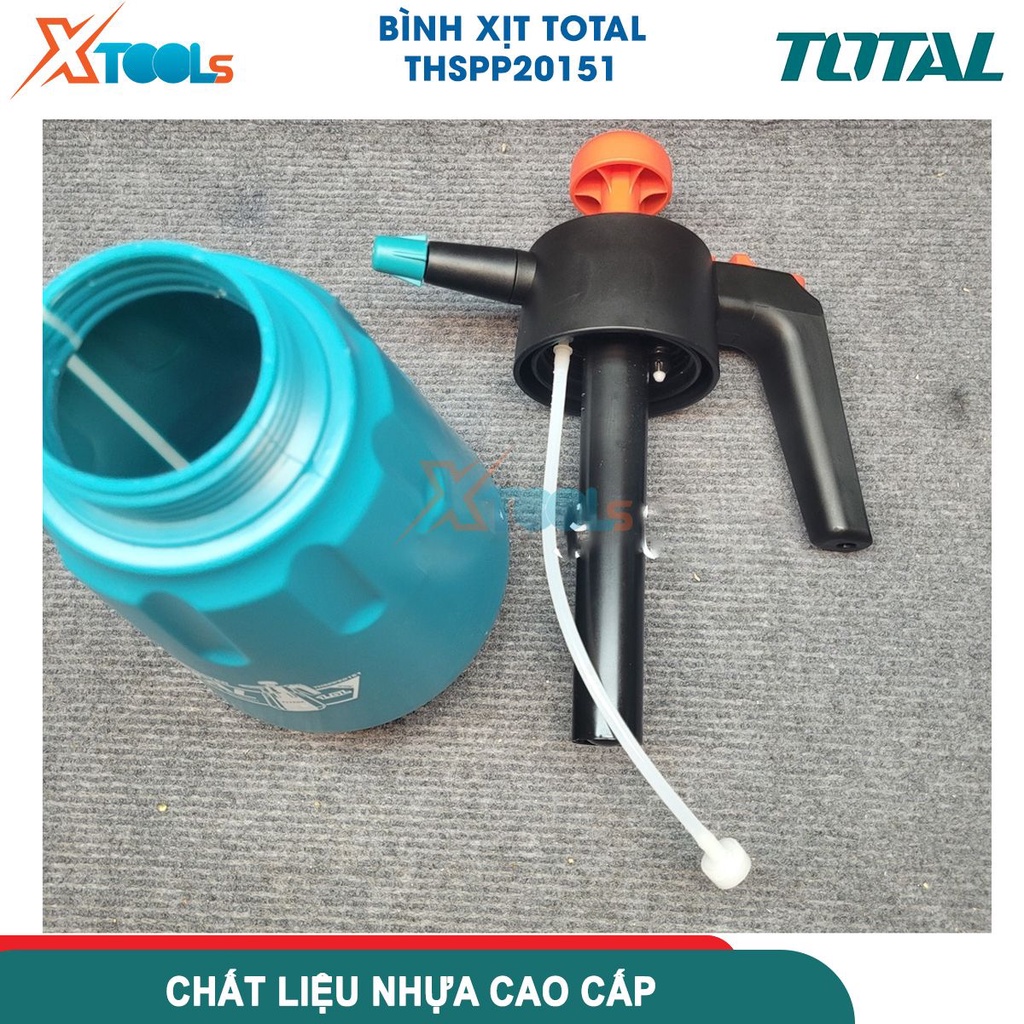 Bình xịt tưới cây mini 1,5l Total phun sương chống va đập, phun tia hoặc phun mưa [CHÍNH HÃNG][XTOOLS]
