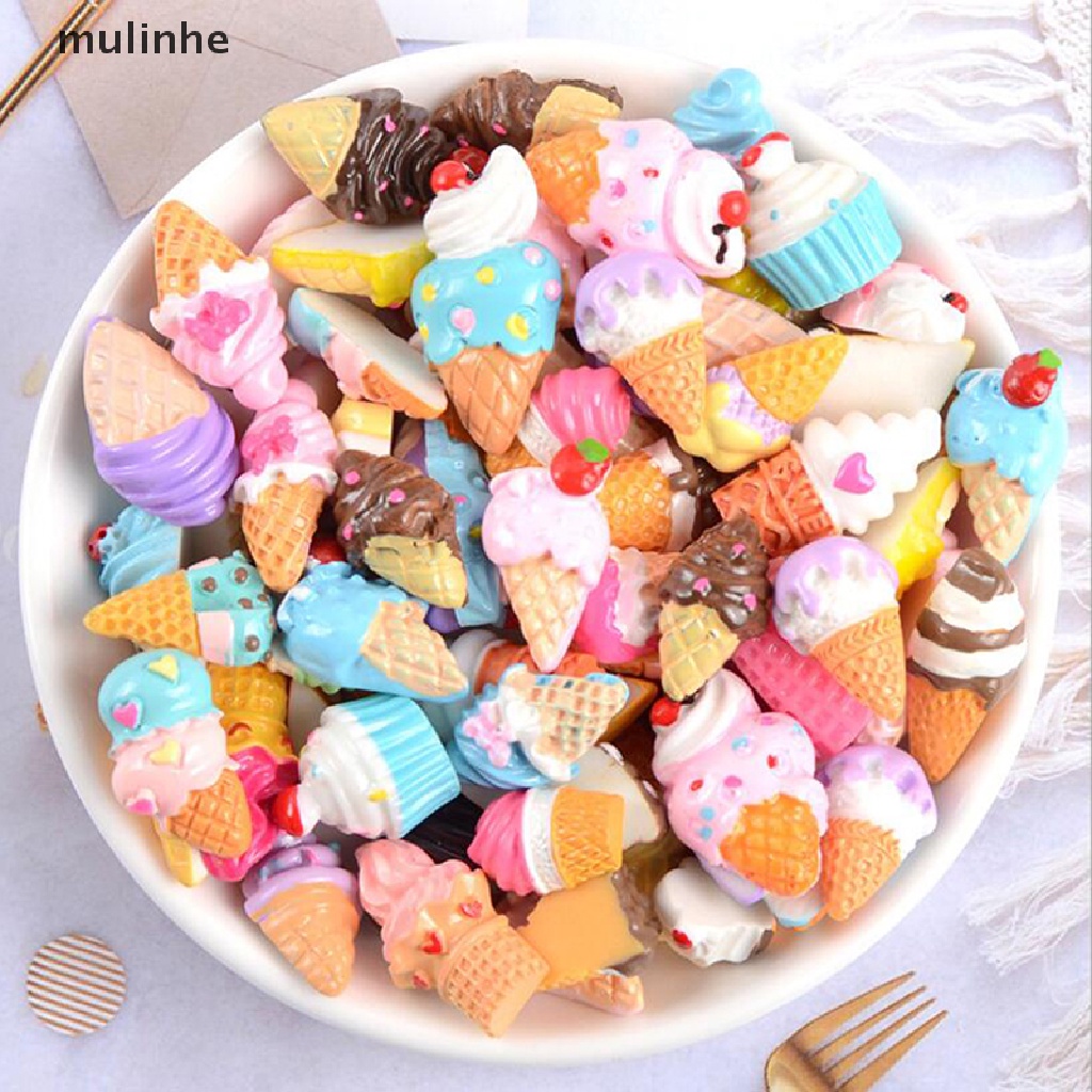 Set 10 Khuôn Làm Bánh Donut Bằng Nhựa Resin DIY