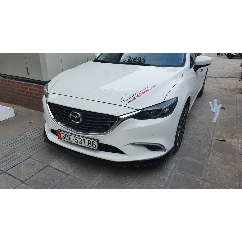 Lip Trước,Cản Trước Thể Thao Mazda 6 Đời 2010-2013,214-2020 Nhựa ABS Cao Cấp