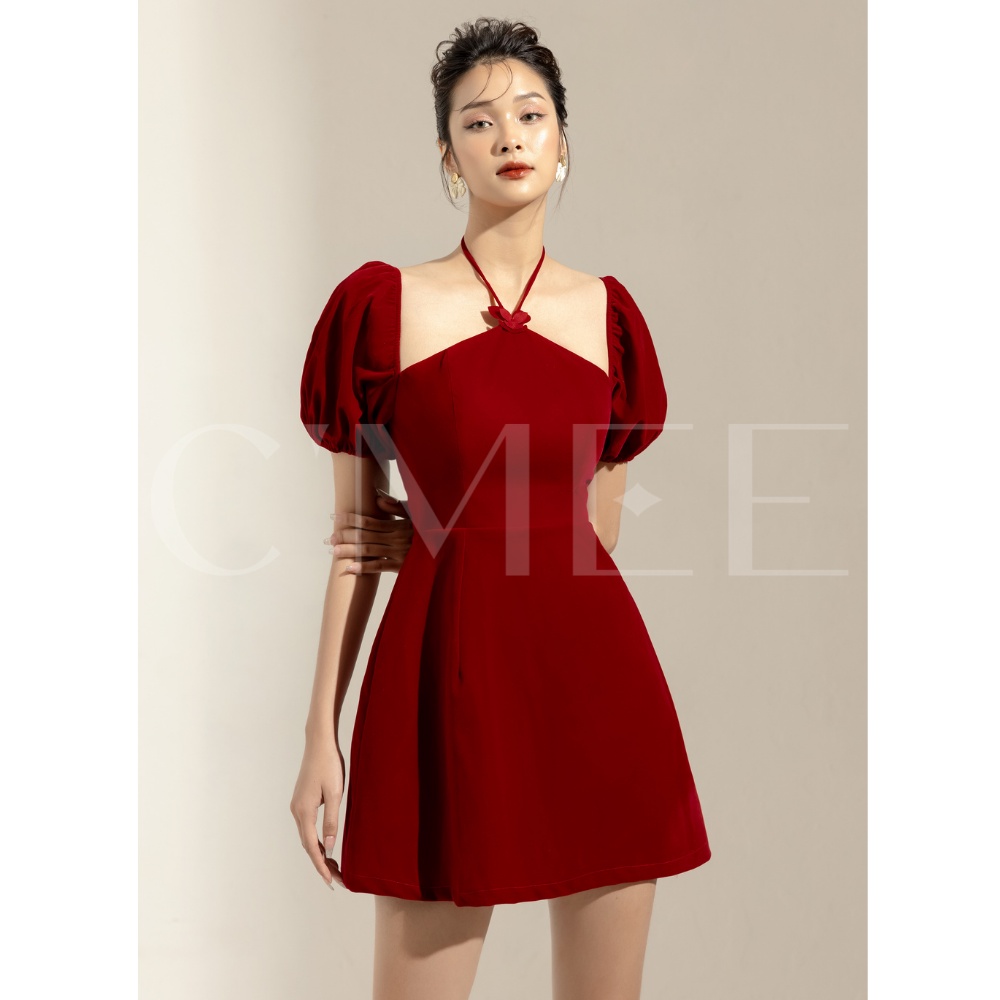 Váy yếm Butterfly Mini Dress - C’MEE