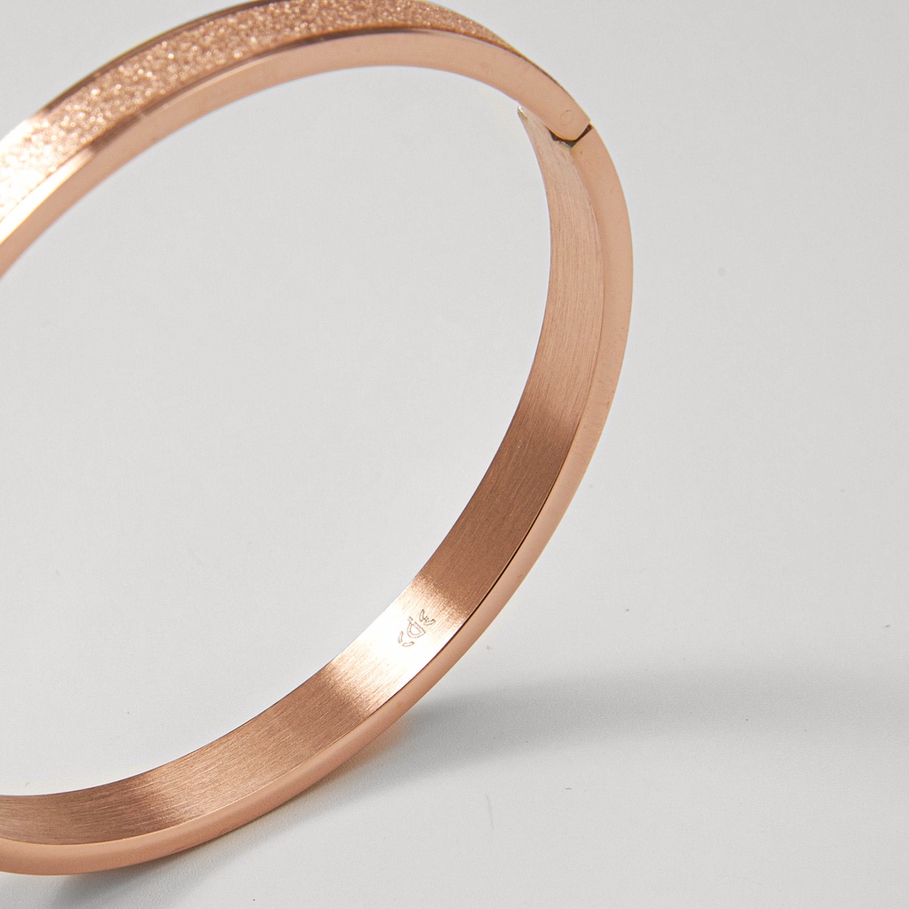 Vòng tay CDE Milgrain Rose Gold Bracelet CDE2011