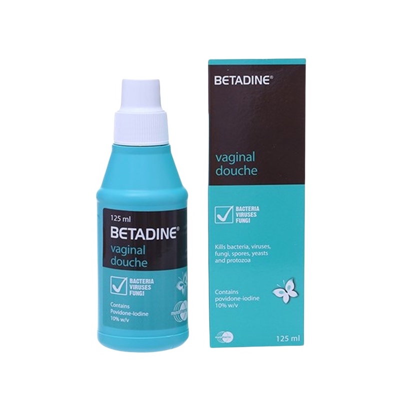 Betadine Dung Dịch Vệ Sinh - Betadine Phụ Khoa, Sát Khuẩn, Ngứa Vùng Kín, Chăm Sóc Vùng Kín (Lọ 125ml) [Chính Hãng]