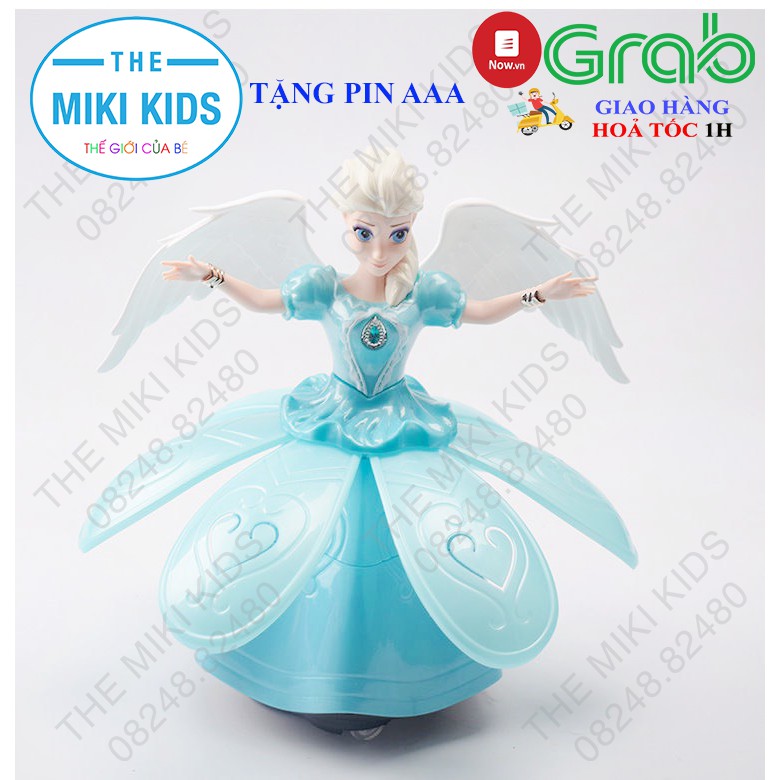 BÚP BÊ ELSA NHẢY MÚA SÁNG ĐÈN VÀ PHÁT NHẠC - THE MIKI KIDS