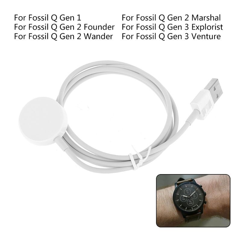 Đế Sạc Pin Cho Đồng Hồ Thông Minh Fo-Sil Q Gen 1 Gen 2 Founder/Wander/Marshal Gen 3 Explorist/Ventu