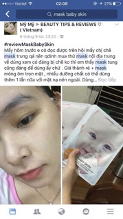 Mặt nạ giấy Bioqua Baby Skin