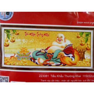 Tranh thêu 3d phật di lạc 223081