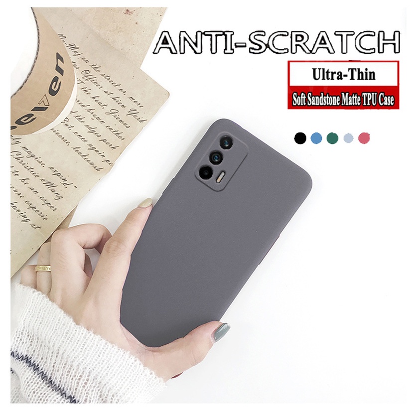 Ốp điện thoại mềm mặt nhám siêu mỏng cho Realme Narzo 50A 50i GT Neo2T Q3 Pro Carnival GT Explorer Master