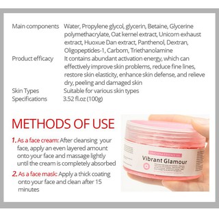 (Hàng Mới Về) Gel Rửa Mặt Vibrant Glamor Làm Sạch Sâu Chống Lão Hóa