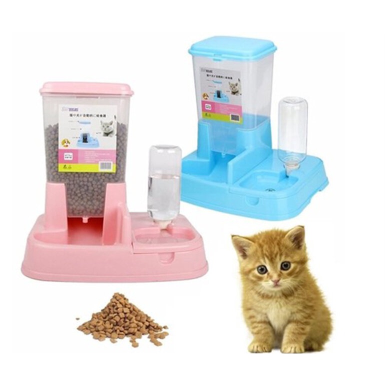 Bộ bình đựng hạt tự động và nước uống tự động cho thú cưng