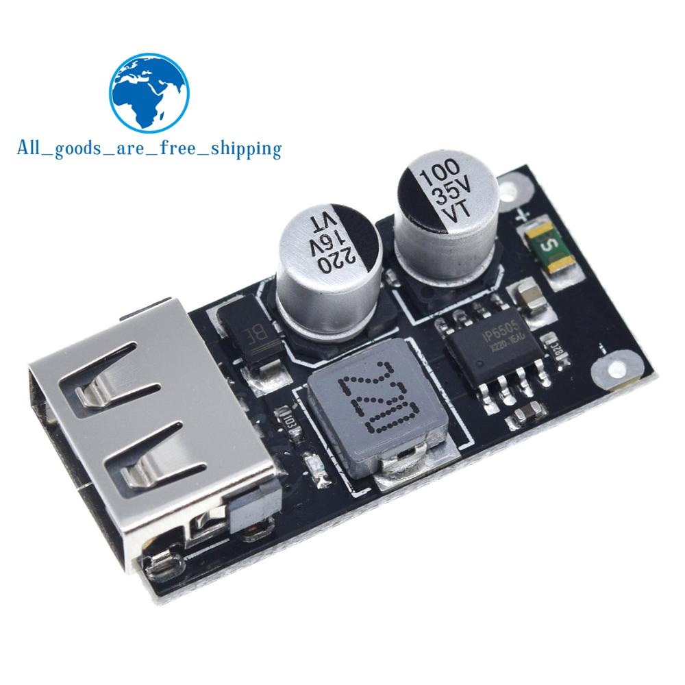 Mô đun hạ áp Usb Qc3.0 Qc2.0 Dc-Dc 6-32v 9v 12v 24v 5v thiết kế chuyên dụng