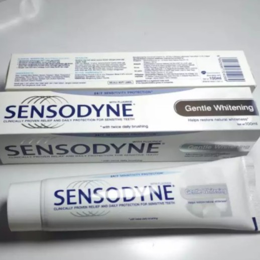 Kem đánh răng giảm ê buốt, trắng răng Sensodyne Gentle Whitening 160g