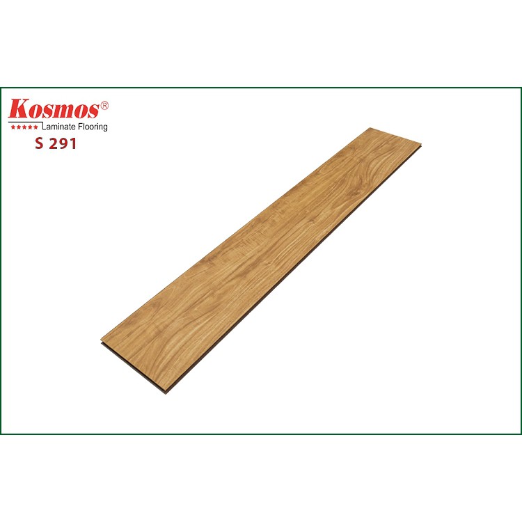 25m2 Sàn gỗ công nghiệp KOSMOS DÀY 8mm bản lớn cốt vàng kích thước 1225 x 205 x 8mm