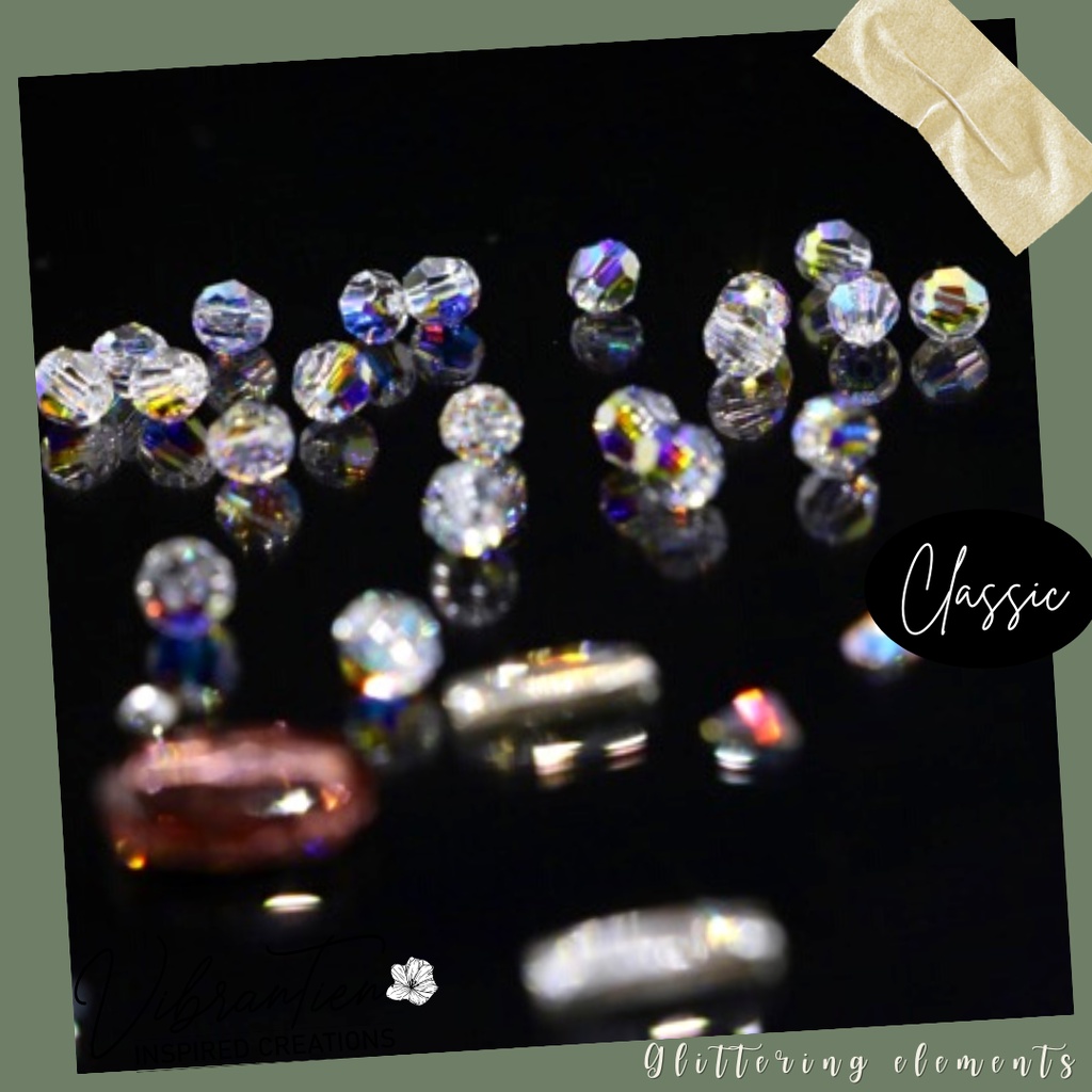 Pha lê Swarovski tròn giác lớn 4mm