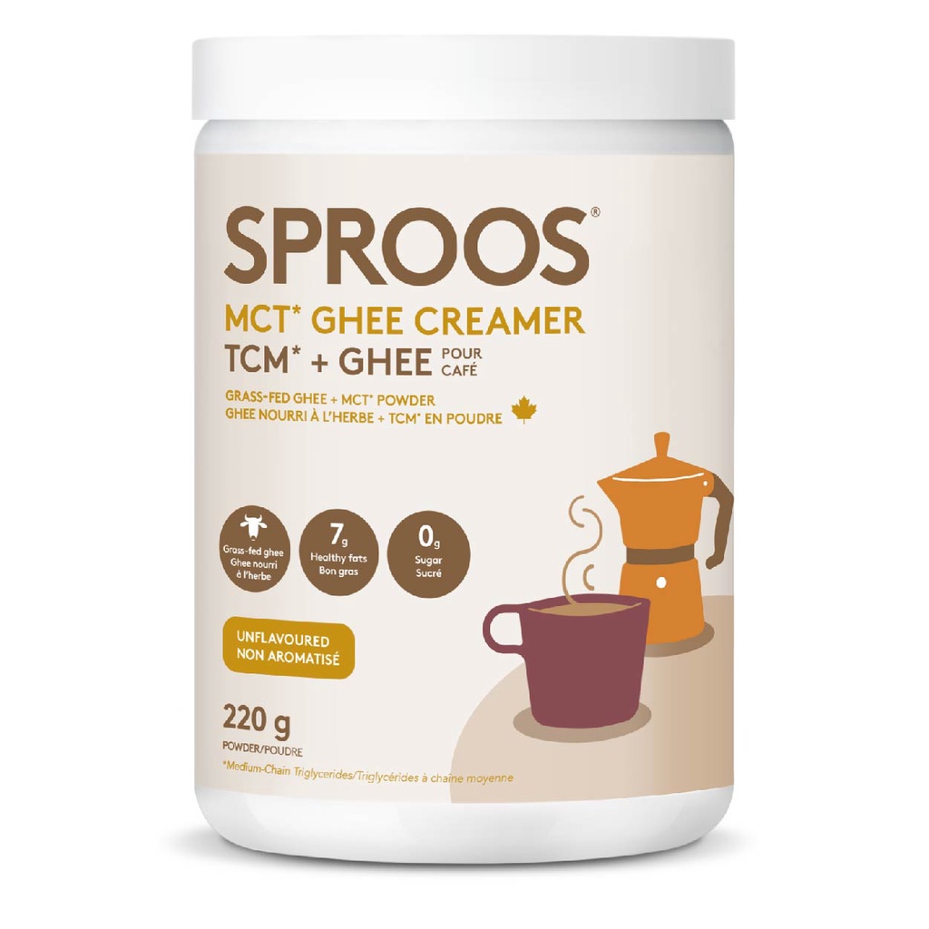 Bột MCT &amp; Ghee Creamer Sproos 220g