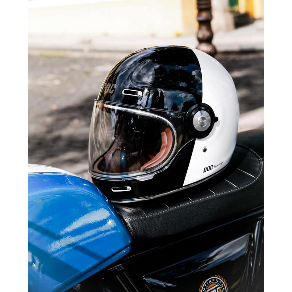 NÓN fullface POC RETRO BLACK & WHITE