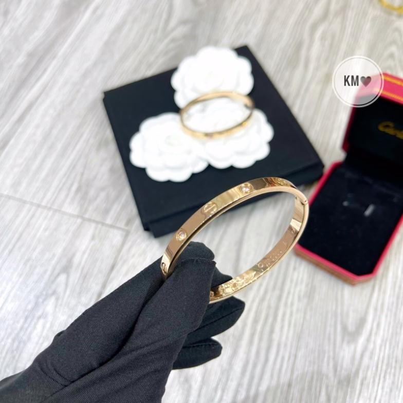 Vòng tay catier titan cao cấp vòng tay nữ - Phụ kiện trang sức Hari korea accessories