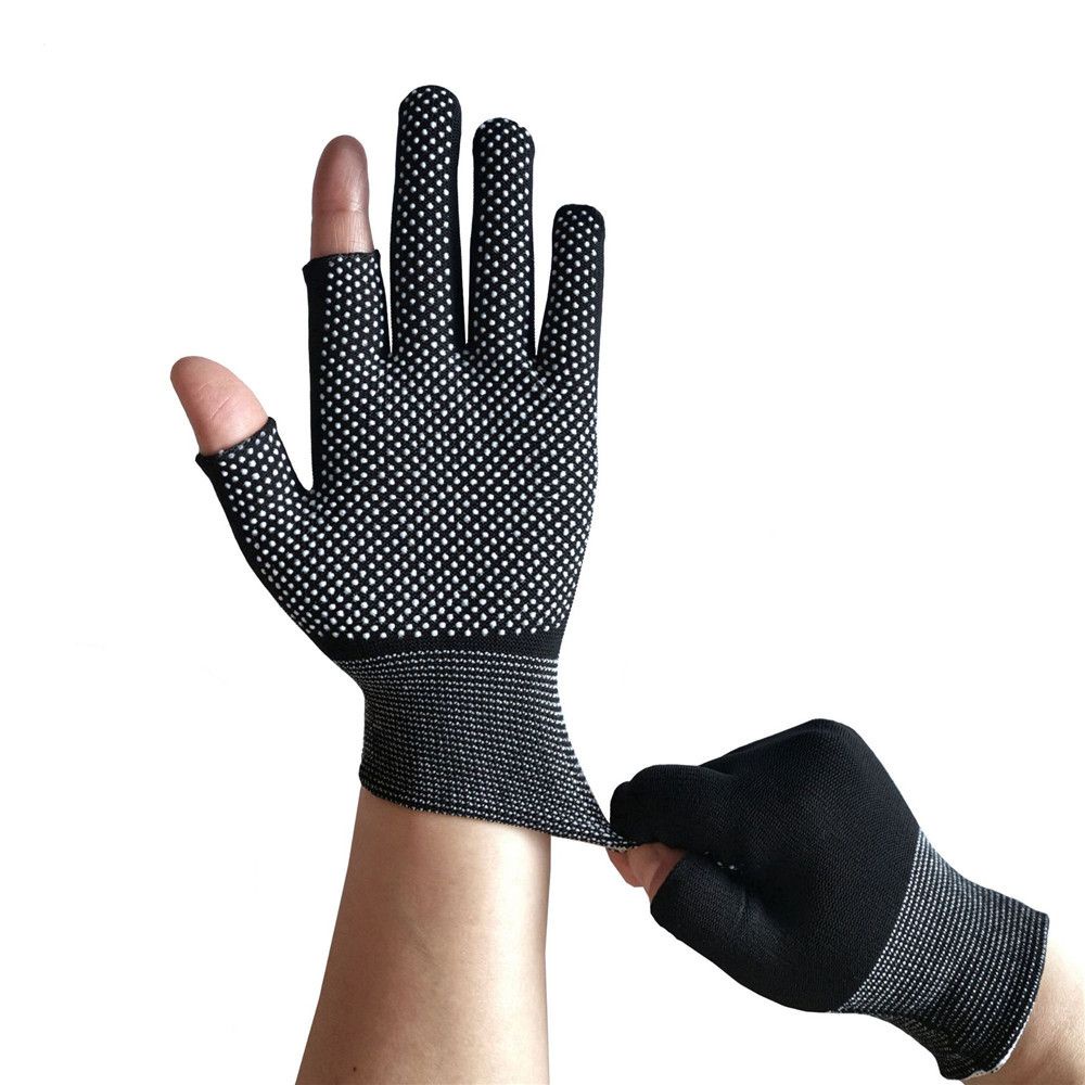 Okdeals Găng Tay Hở Ngón Chống Nắng Chống Trượt Co Giãn Hai Ngón Dành Cho Nam Nữ Chơi Thể Thao Mùa Xuân Hè