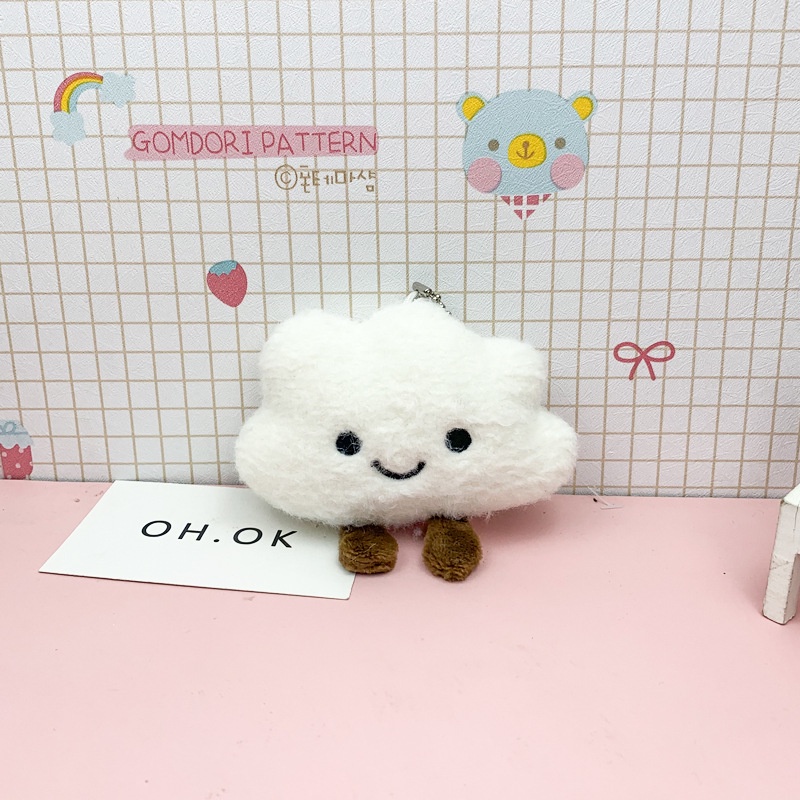 Móc Khóa Hình Đám Mây Nhồi Bông Dễ Thương