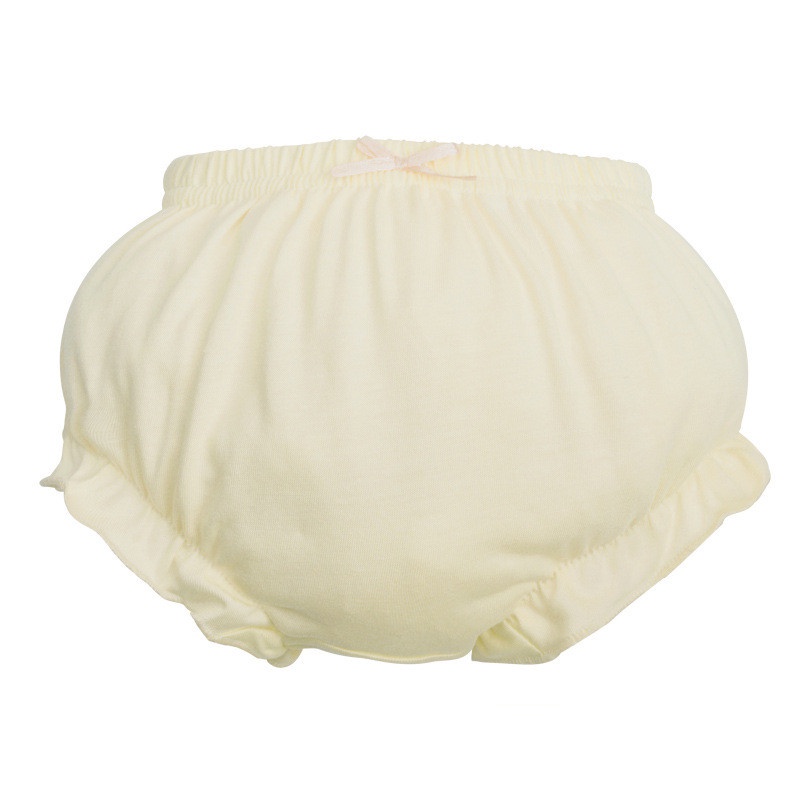Quần Lót Cotton Mềm Mại Màu Trơn Thoáng Khí Cho Bé Gái