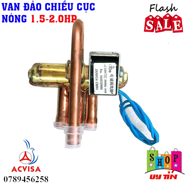 Van Đảo Chiều Cục Nóng 1.5 - 2.0 HP (12000 BTU - 18000 BTU)