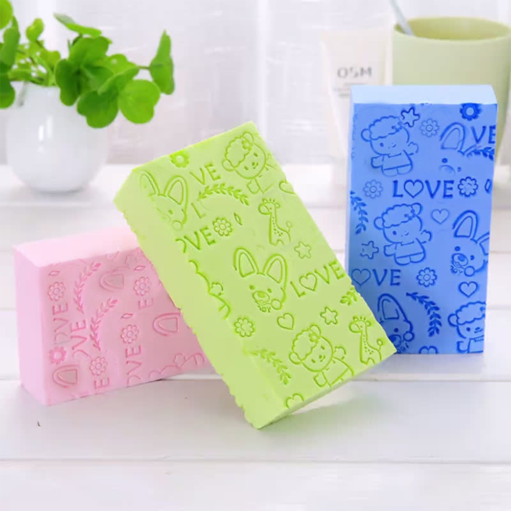 Bông Tắm Bọt Biển Kì Gét Tẩy Da Chết Siêu Sạch Cho Body - Mút Non Siêu Mềm Mại Tạo Bọt Nhiều