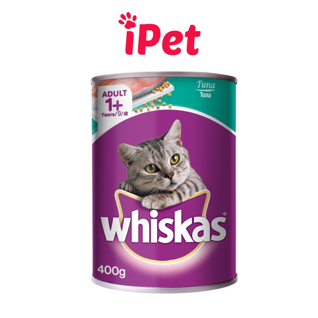 Pate Lon Whiskas Thức Ăn Cho Mèo Trưởng Thành 400g - iPet Shop