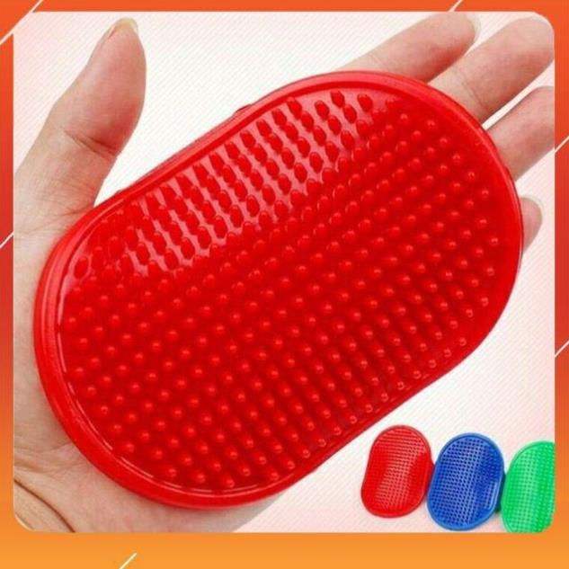 Bàn chà tắm cho chó mèo, bàn chà massage chải lông thú cưng khi tắm
