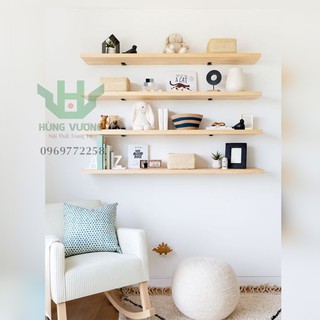 Kệ Gỗ Tự Nhiên (2 Thanh 20x150cm) Trang Trí Treo Tường (DIY) - Gỗ Thông Tự Nhiên