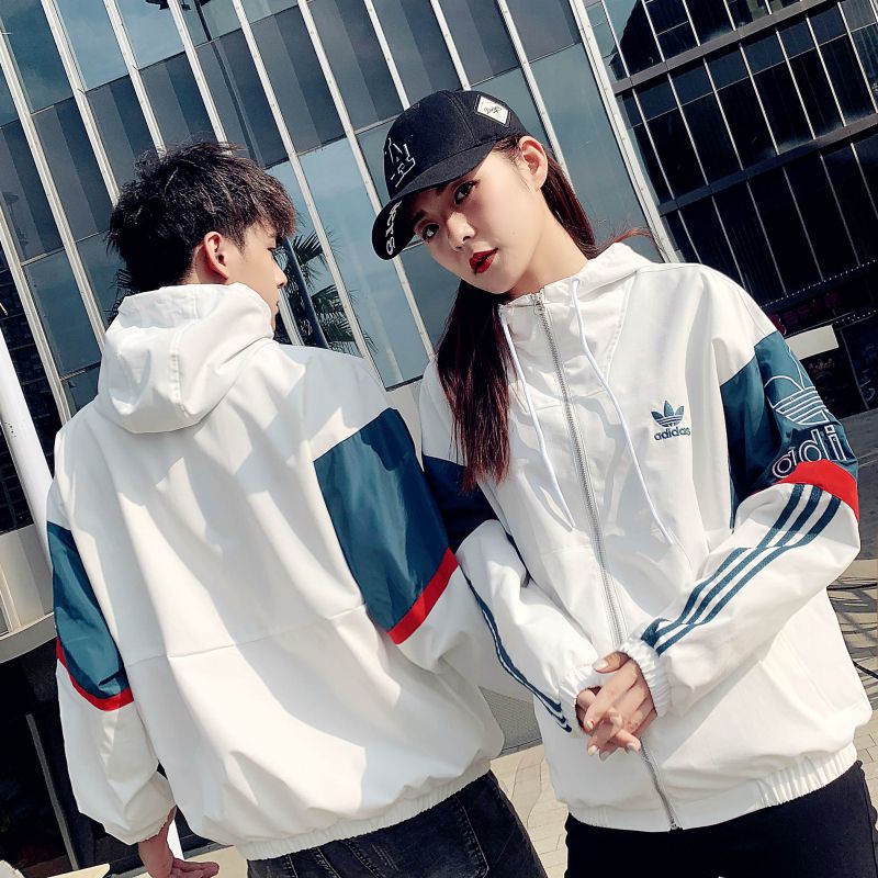 Áo Khoác Adidas Có Mũ Chất Liệu Cotton Cao Cấp Thời Trang