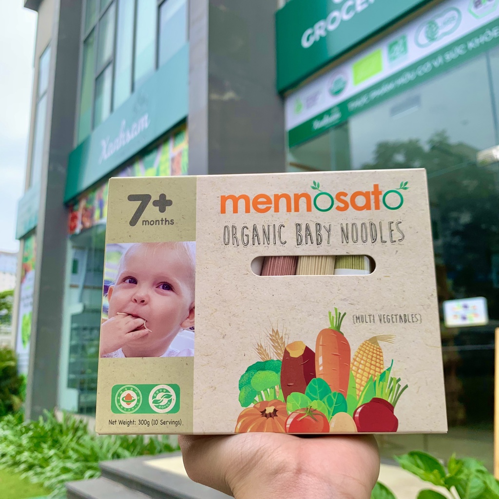 Mì Sợi Hữu Cơ Cho Bé Mennosato 200g Từ 7 Tháng Tuổi - XanhSam Organic