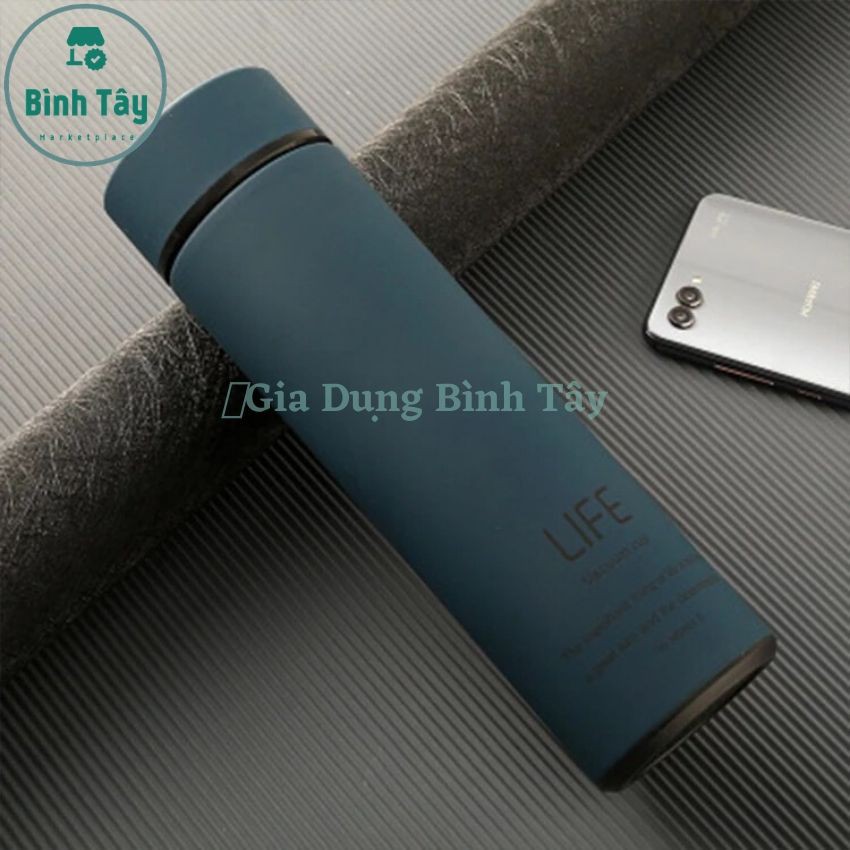 Bình GIữ Nhiệt 500ml Thương Hiệu LIFE giữ nhiệt tối ưu trên 8h / lạnh trên 12 giờ cam kết chất lượng cao ML-LIFE04