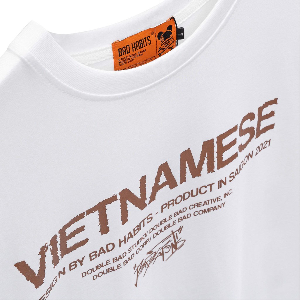 Áo Thun Unisex Bad Habits Vietnamese 100% Cotton - Local Brand Chính Hãng | BigBuy360 - bigbuy360.vn