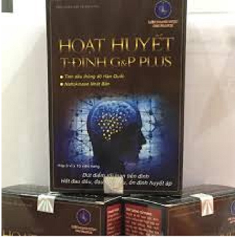 HOẠT HUYẾT T ĐÌNH G&P PLUS - Hỗ trợ tiền đình, hoạt huyết, ổn định huyết áp