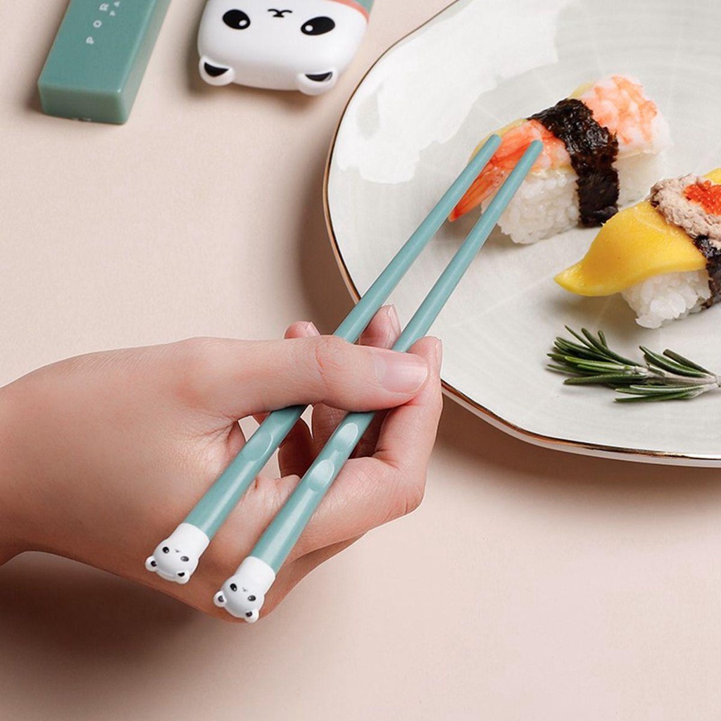 Bộ Muỗng Đũa Hình Gấu Trúc Dễ Thương