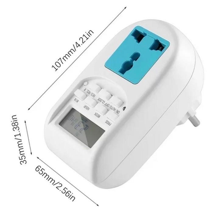 [Chính hãng] Ổ Cắm Hẹn Giờ Điện Tử AL06 2300W 220V
