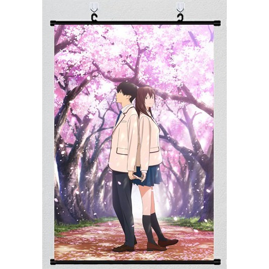 Poster vải anime Kimi no Suizou wo Tabetai 02 30x45 - Tôi muốn ăn tuỵ của cậu - tranh vải