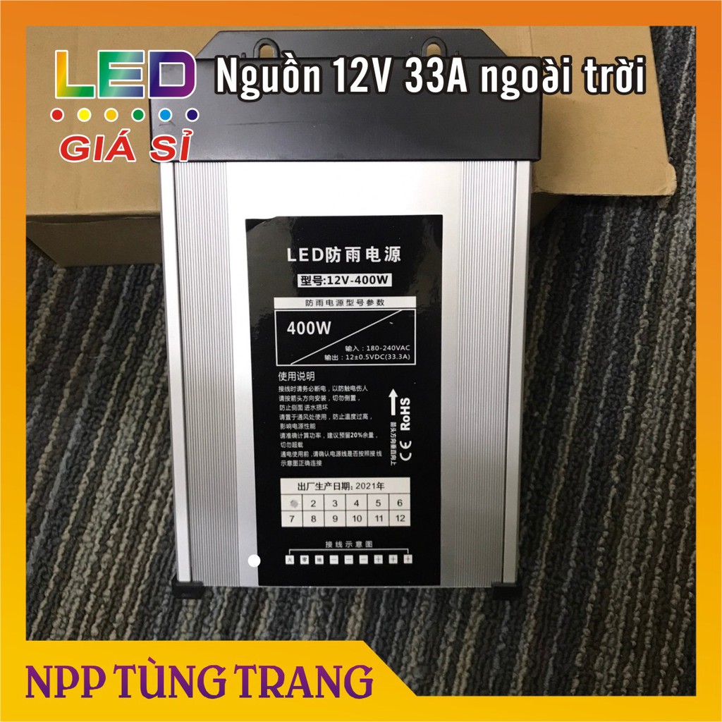 NGUỒN 12V 33A NGOÀI TRỜI