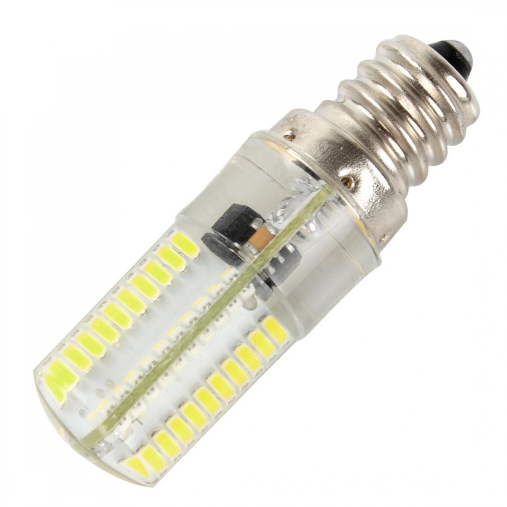 Bóng Đèn Led E12 80 3014 Smd Vỏ Silicon 110V / 220V