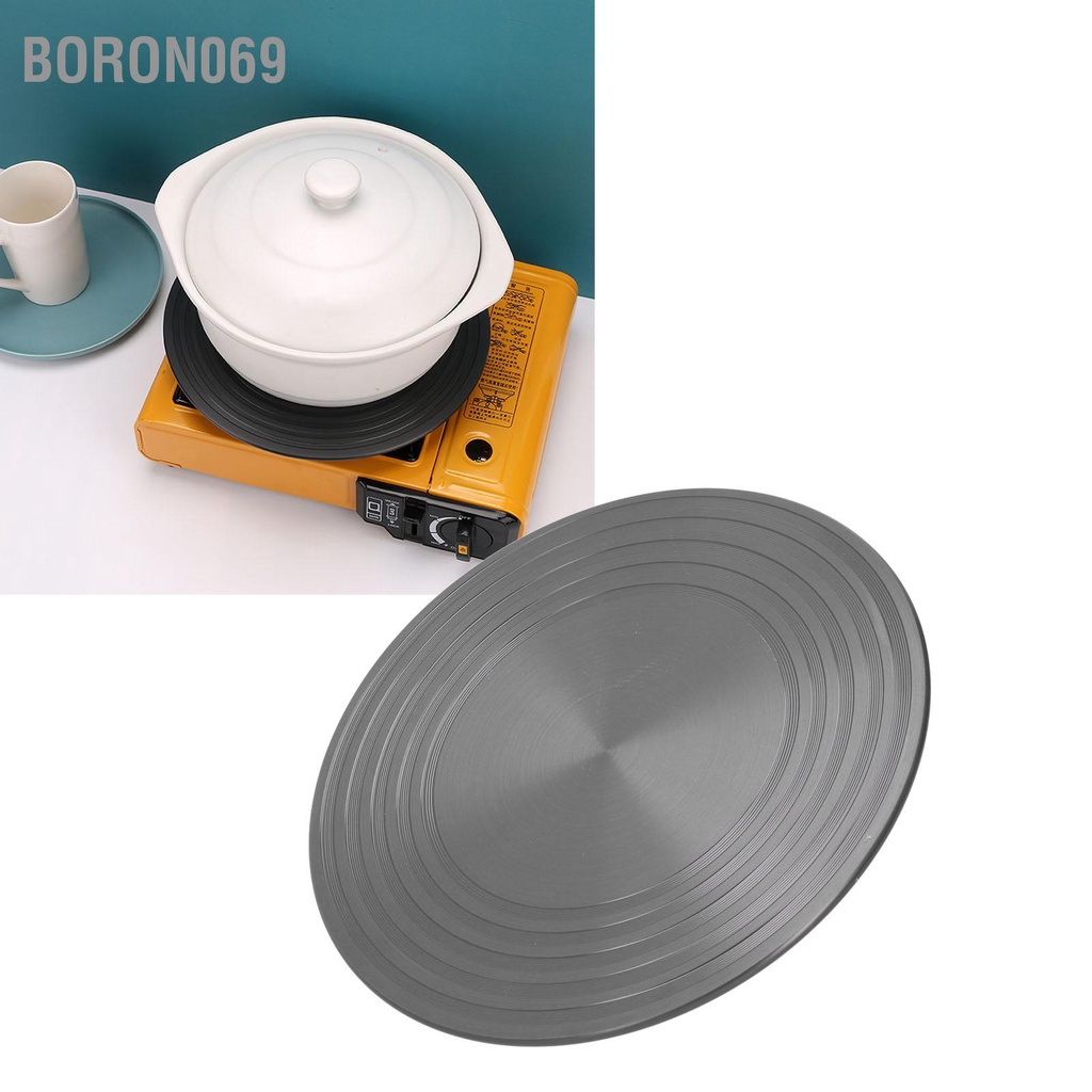 Bộ khuếch tán nhiệt 28CMx4MM Tấm cảm ứng Bếp gas Rã đông nhanh Khay làm tan băng cho nhà bếp gia đình Boron069