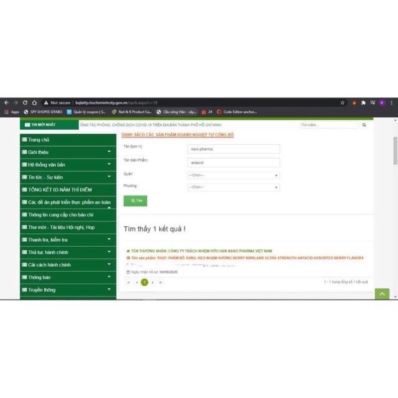 Kẹo nhai giúp hỗ trợ tiêu hóa 265 viên Kirkland