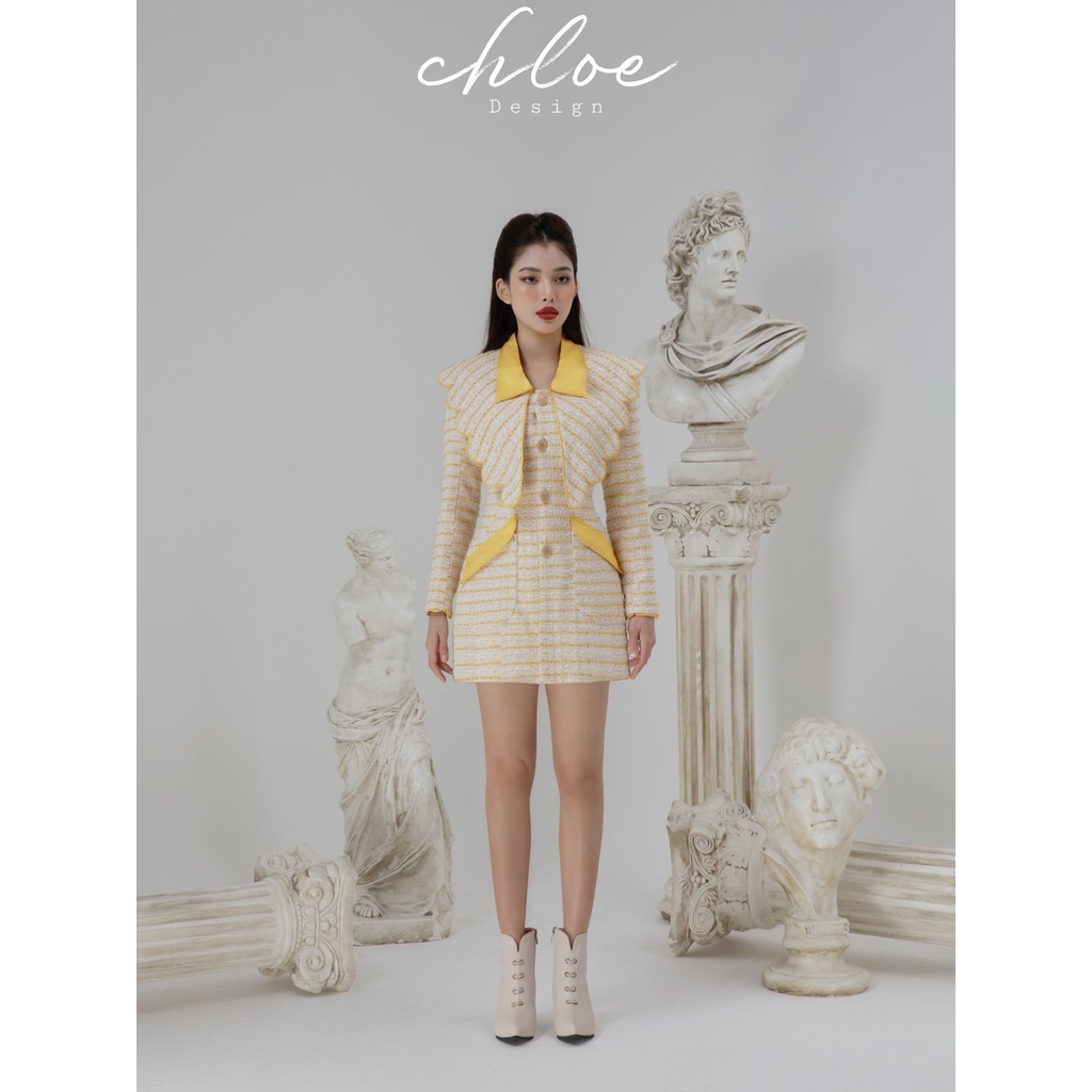 Set dạ Helen Dress 20 - Chất liệu Tweed - Có thể thay đổi màu và đặt may theo số đo riêng