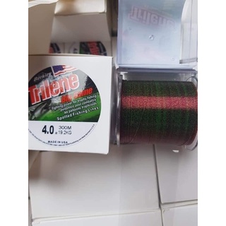 Cước câu cá trilene big game cước mỹ triline 3d tàng hình 300m siêu tải