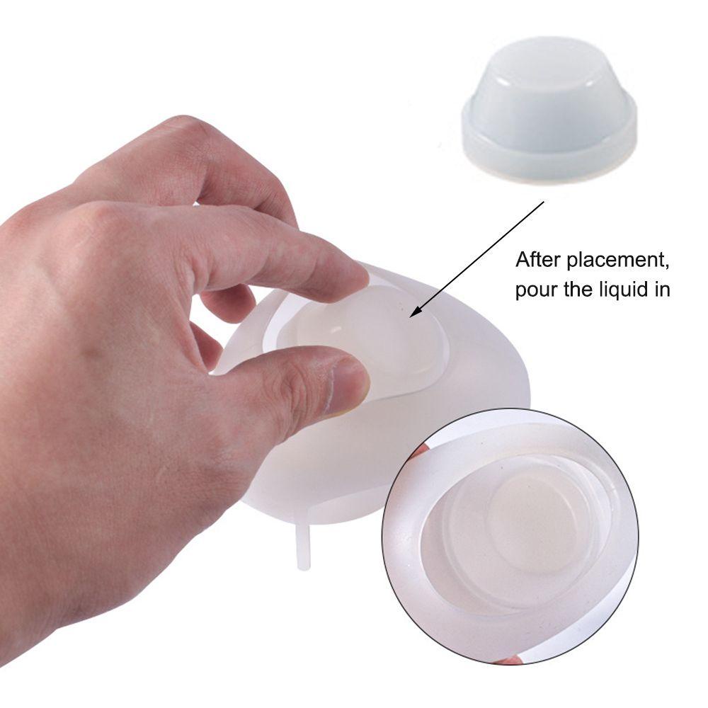 Khuôn Silicone Làm Đế Nến Hình Mặt Trăng Độc Đáo