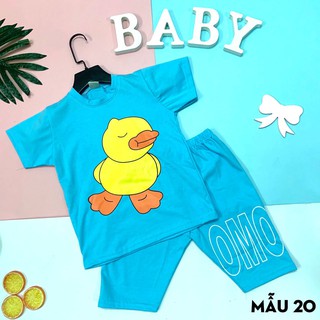 Bộ đồ bé gái, đồ bộ lửng be gai mẫu 05 cho bé 5-14 tuổi