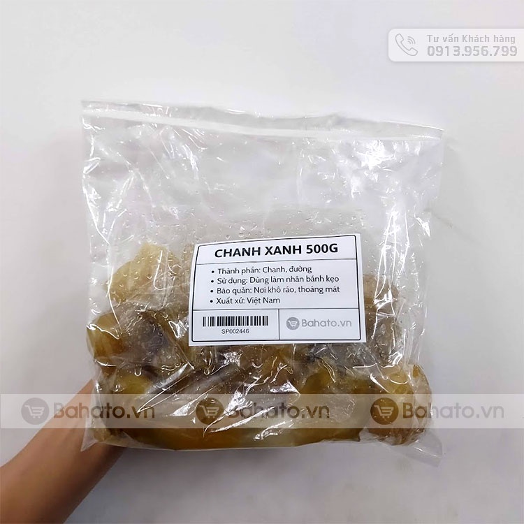 Mứt chanh xanh gói 500g