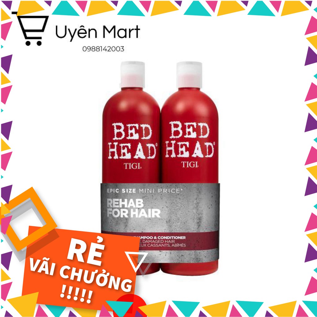 (Hàng UK) Cặp dầu gội xả phục Tigi 2x750ml Đỏ , Tím, Xanh, Trắng | BigBuy360 - bigbuy360.vn